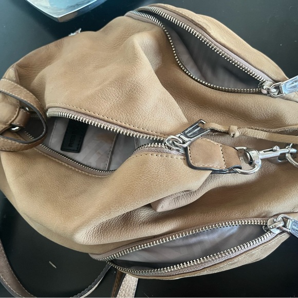 Rebecca Minkoff Tan Leather Backpack...B7